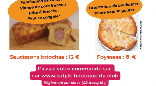 Saucissons briochés et Foyesses